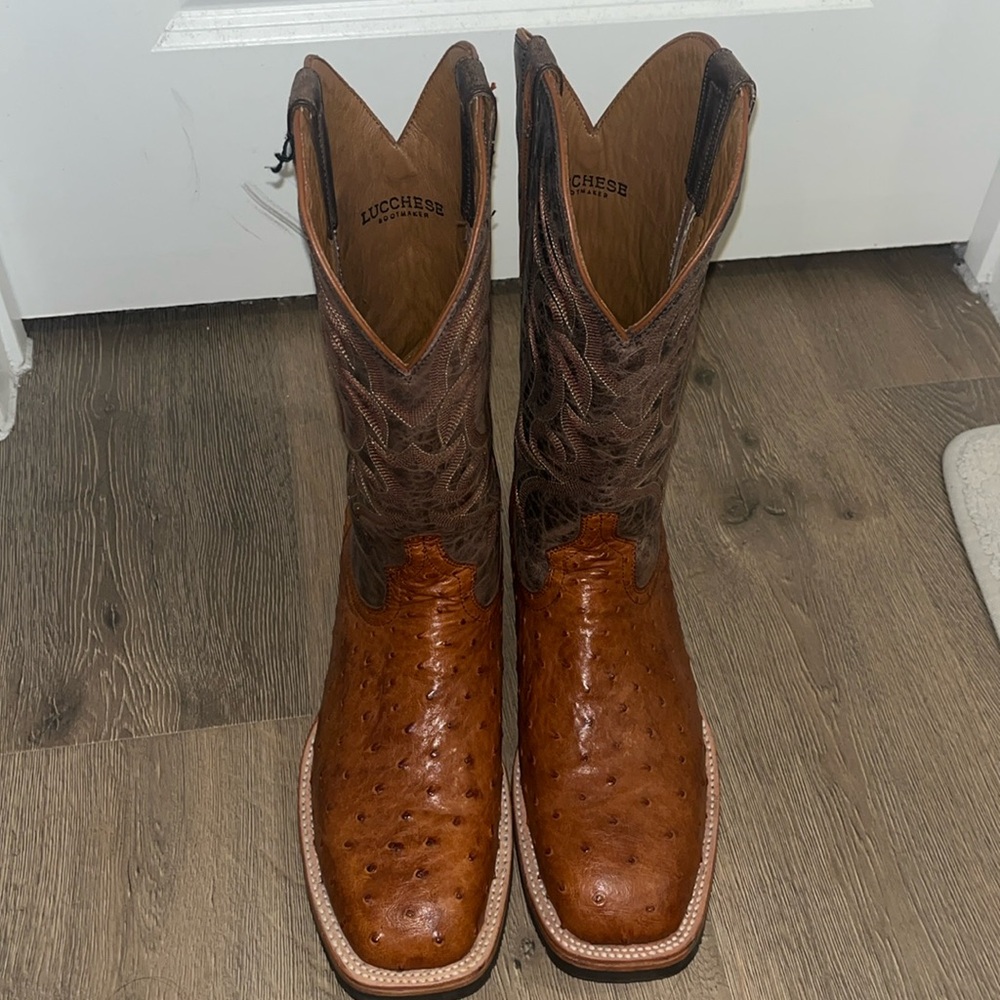 Lucchese ostrich boots
